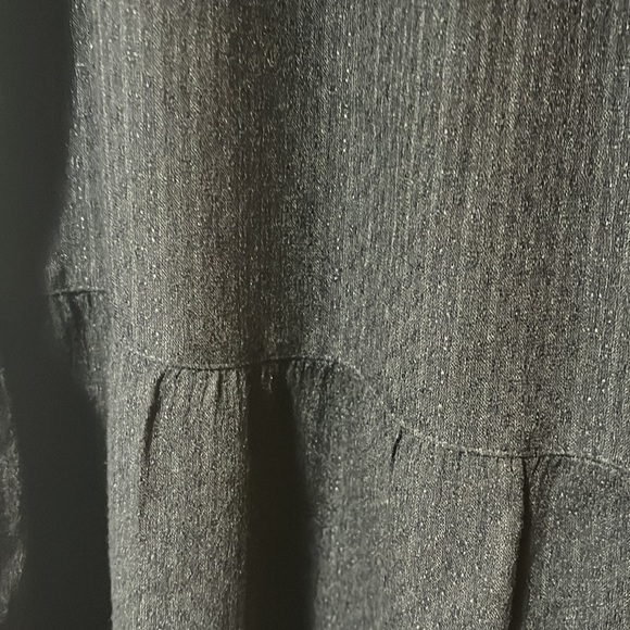 Boho Tiered Skirt Koret Black Maxi women’s L B&W Zebra Patchwork Embroidery - Picture 9 of 10